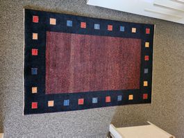 Handgearbeiteter Teppich Gabbeh