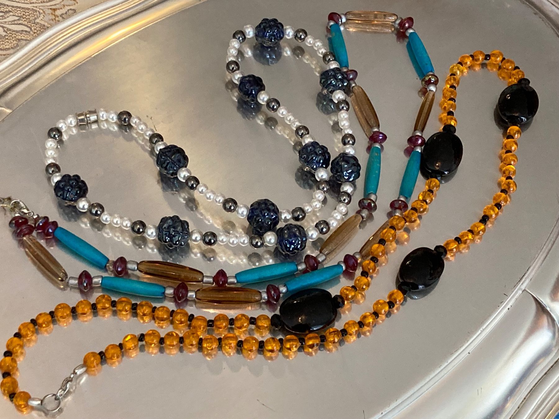 Catenine: Lot 3 colliers vintage – Usato da Marly venduto da Antigona71