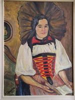 Bertha Züricher Frau in alter Berner Tracht