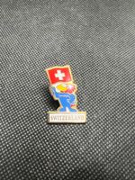 Anstecker Schweiz Flagge mit Figur Souvenir - Frankreich 98