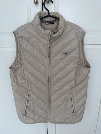 US Polo Assn. Weste, beige, Grösse 50, ideal für Übergang