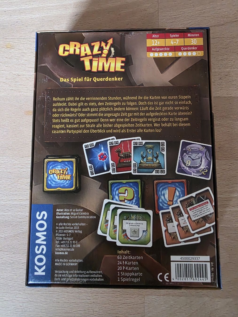 Kosmos Jeux: Crazy Time – D'occasion à Oberstammheim par kuechenhelfer 1