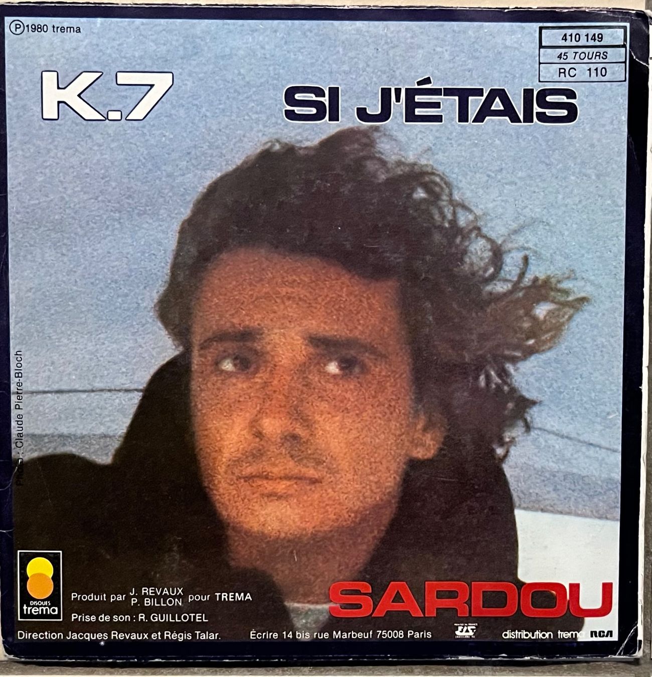 Dischi in vinile: MICHEL SARDOU - K.7 – Usato da Bussigny venduto da vinyl-pas-cher 1