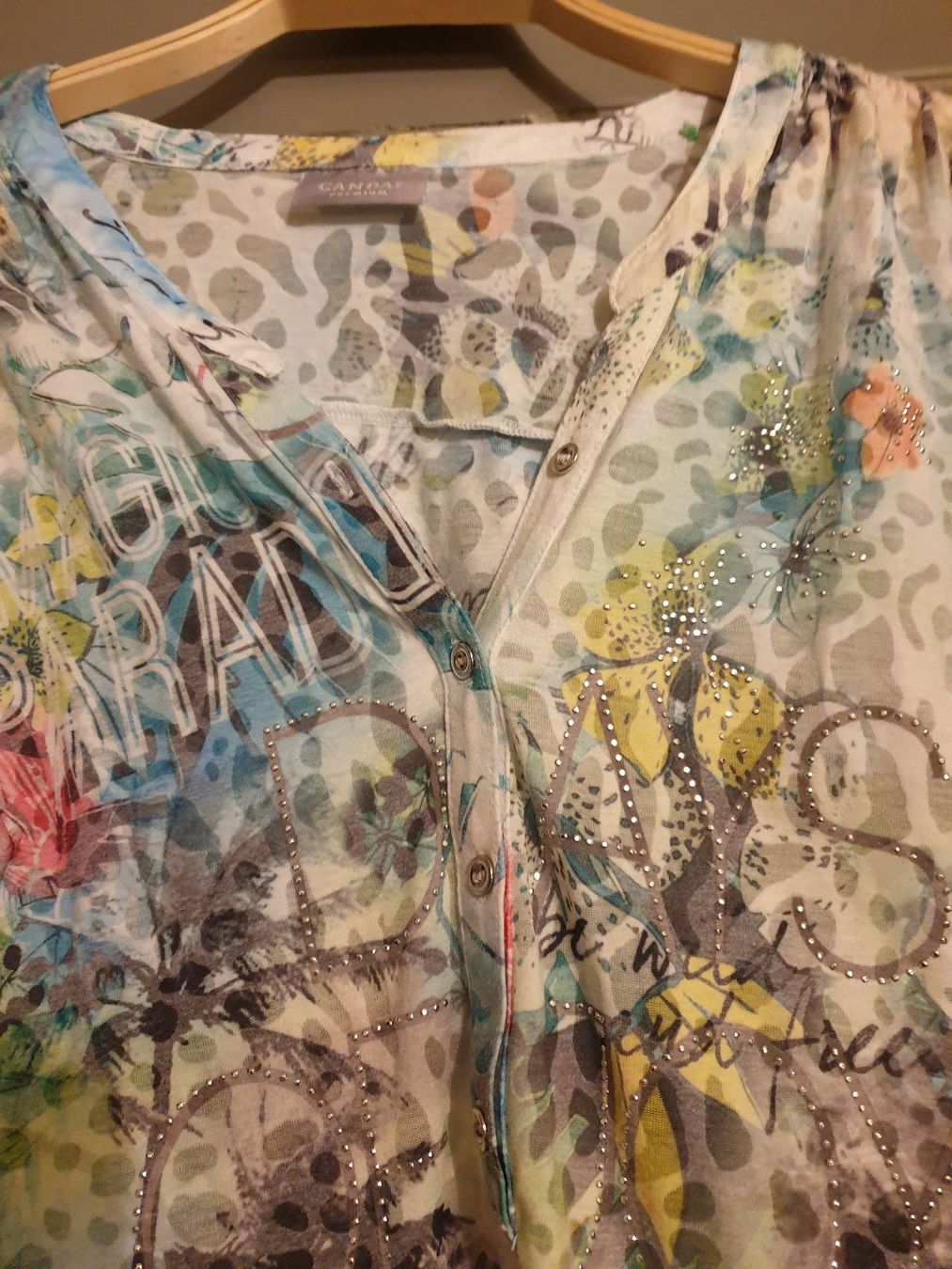 Blusen: Edle bunte Bluse sommerlich von CANDA Gr. 42 – Gebraucht aus Rheineck von Jmurmeli 3