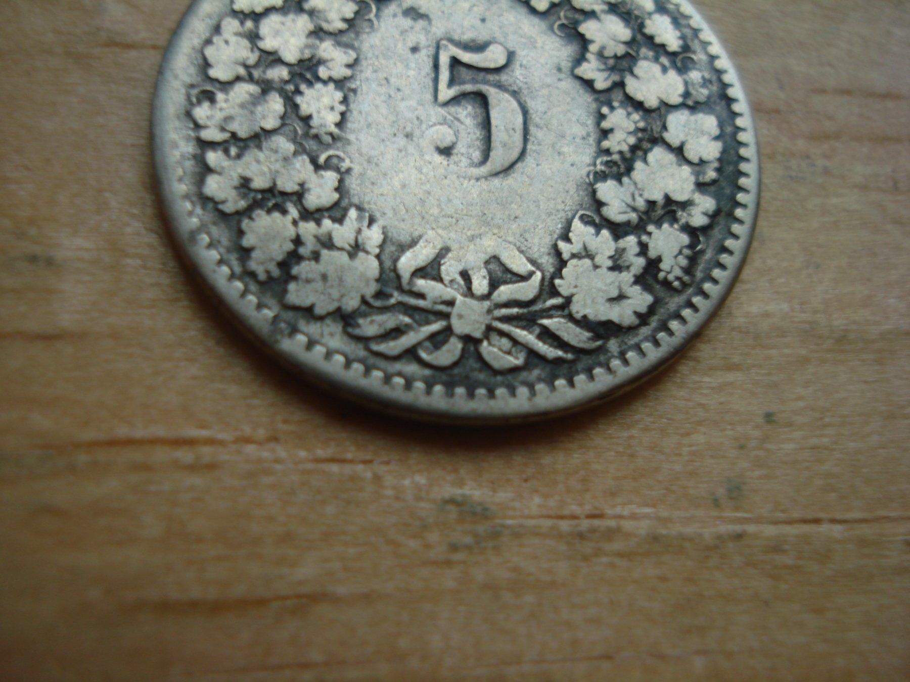 Tutti le monete: (B5) 5 rappen 1850  oMz – Usato da Erlach venduto da Net-Coins 3