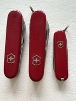 3 Stk. Victorinox Taschenmesser rot komplett
