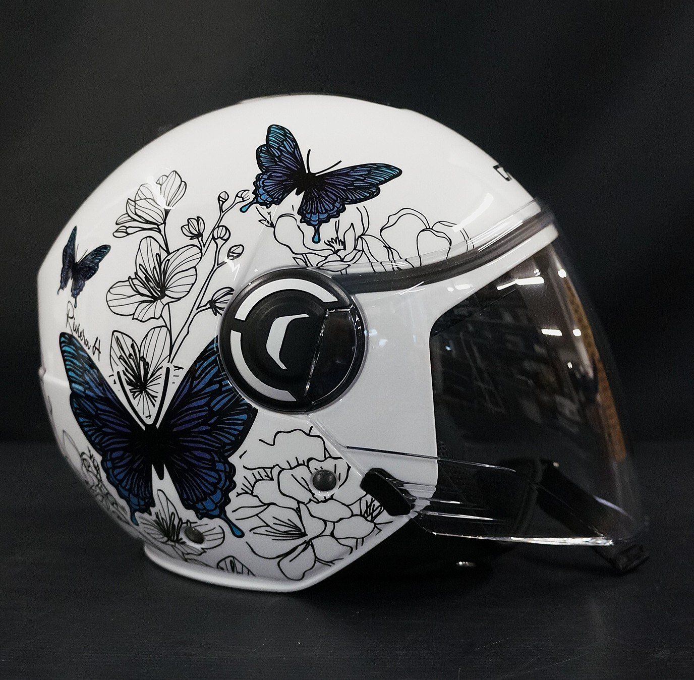 Caschi & visiere: Caberg Riviera V4 Jethelm "Muse" – Usato da Basel venduto da bk_brockibasel 1