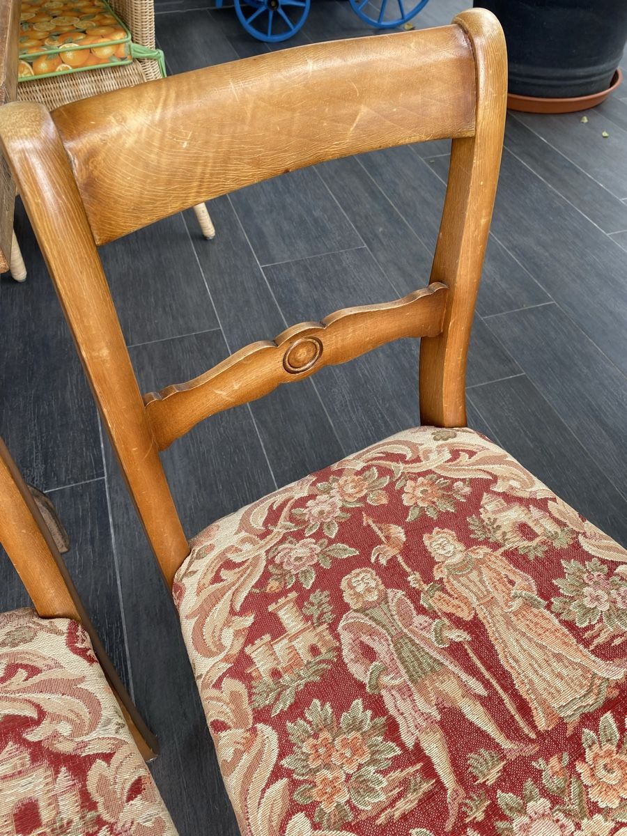 Sedie: 4 Stühle Biedermeier Stil Nussbaum – Usato da Aeugst am Albis venduto da derimker 3