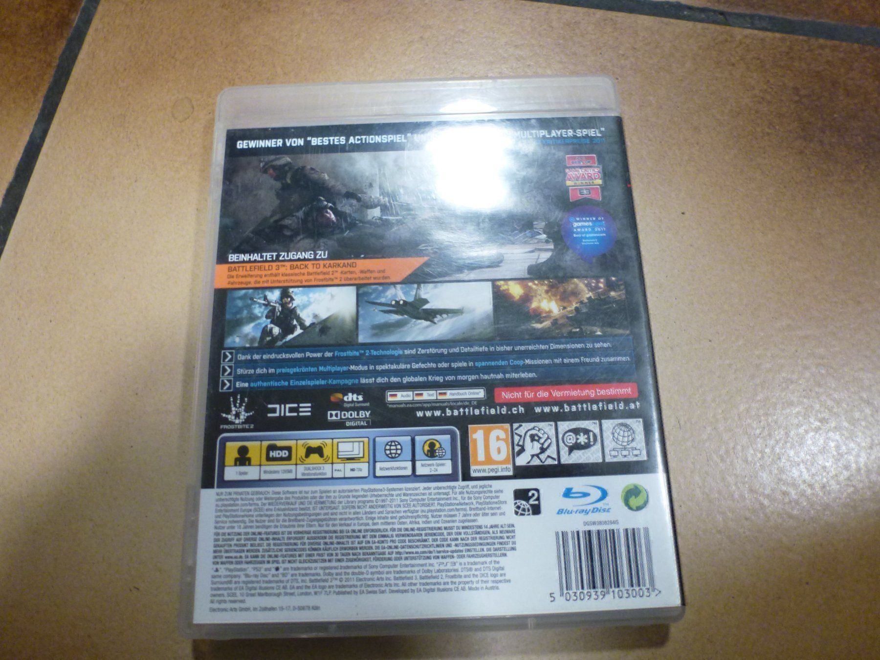 Spiele: Battlefield 3 PS3 – Gebraucht aus Olten von Disc-Ausverkauf 2