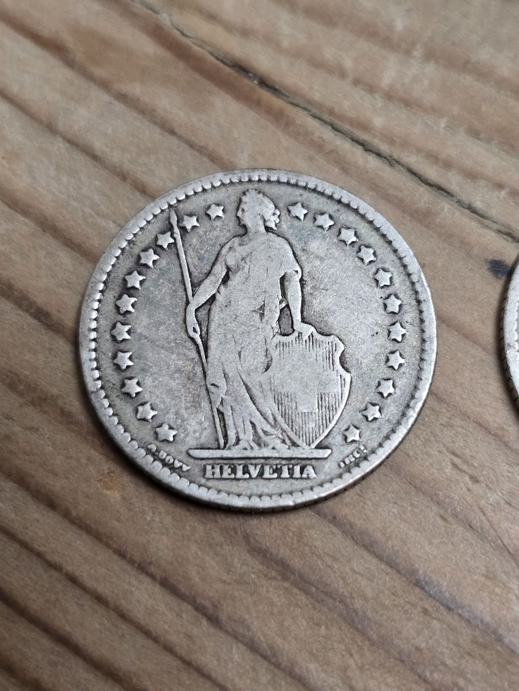 Tutti le monete: 2Stk Silber 1Franken 1900 – Usato da Pfäffikon SZ venduto da 26.4.14.17.25 4