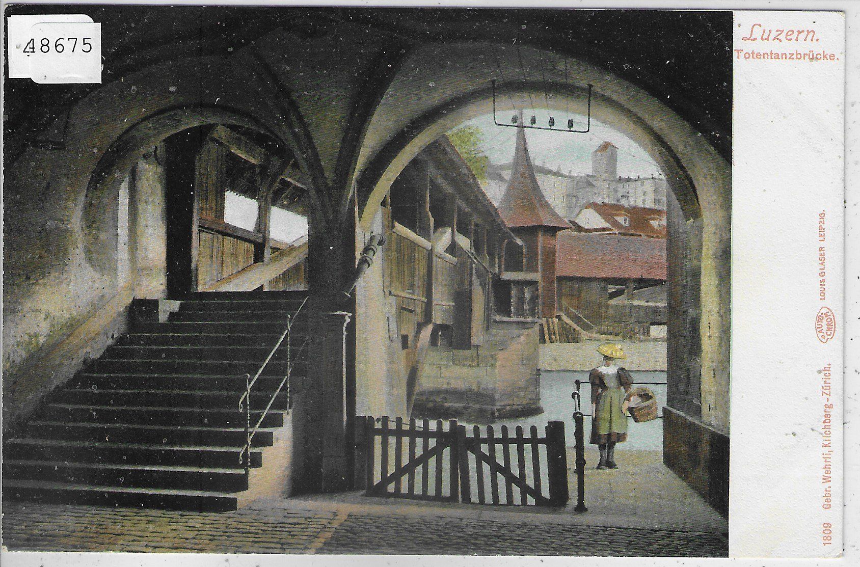 Cartoline postali: Luzern - Totentanzbrücke – Usato da Ettingen venduto da Kartenplanet
