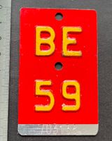 BE 59 / Bern /Velonummer Nostalgie