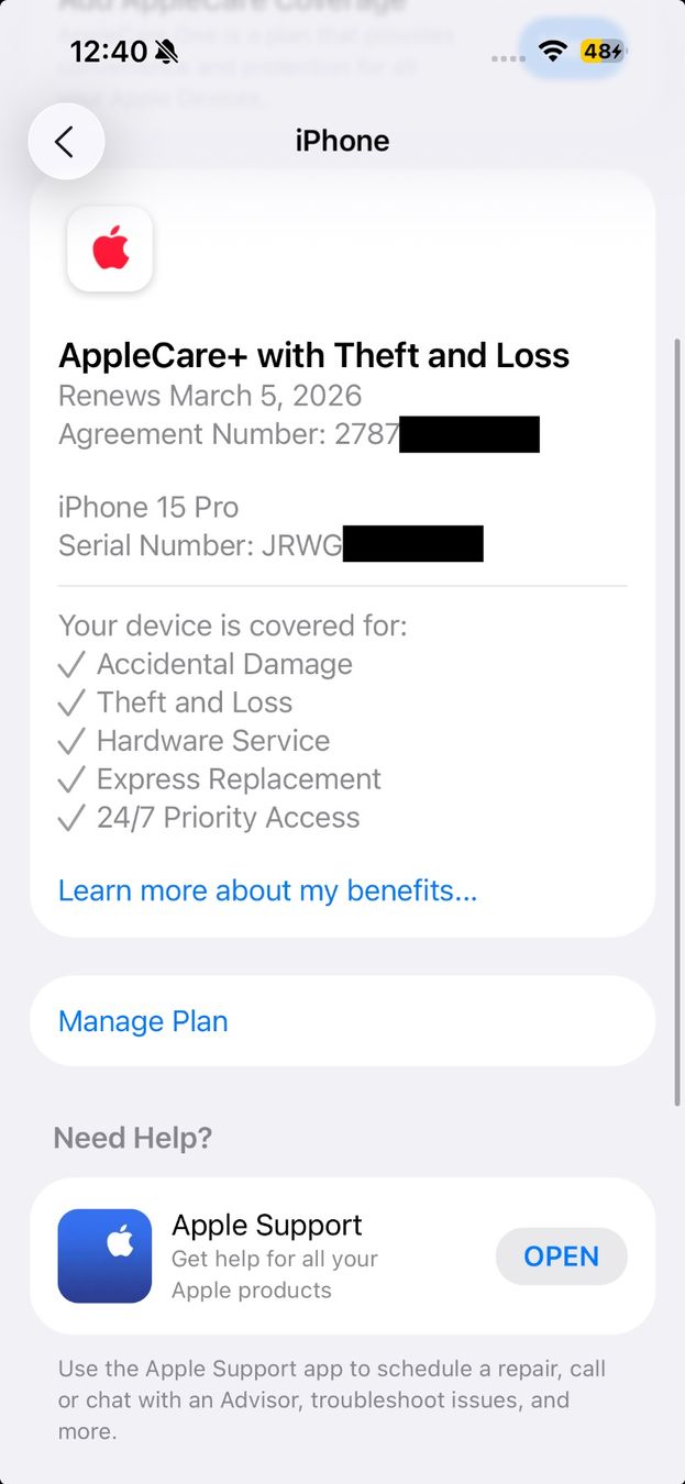Apple Handys / Smartphones: Apple iPhone 15 Pro 512GB Blue – Gebraucht aus Zürich von dar_rmti 7