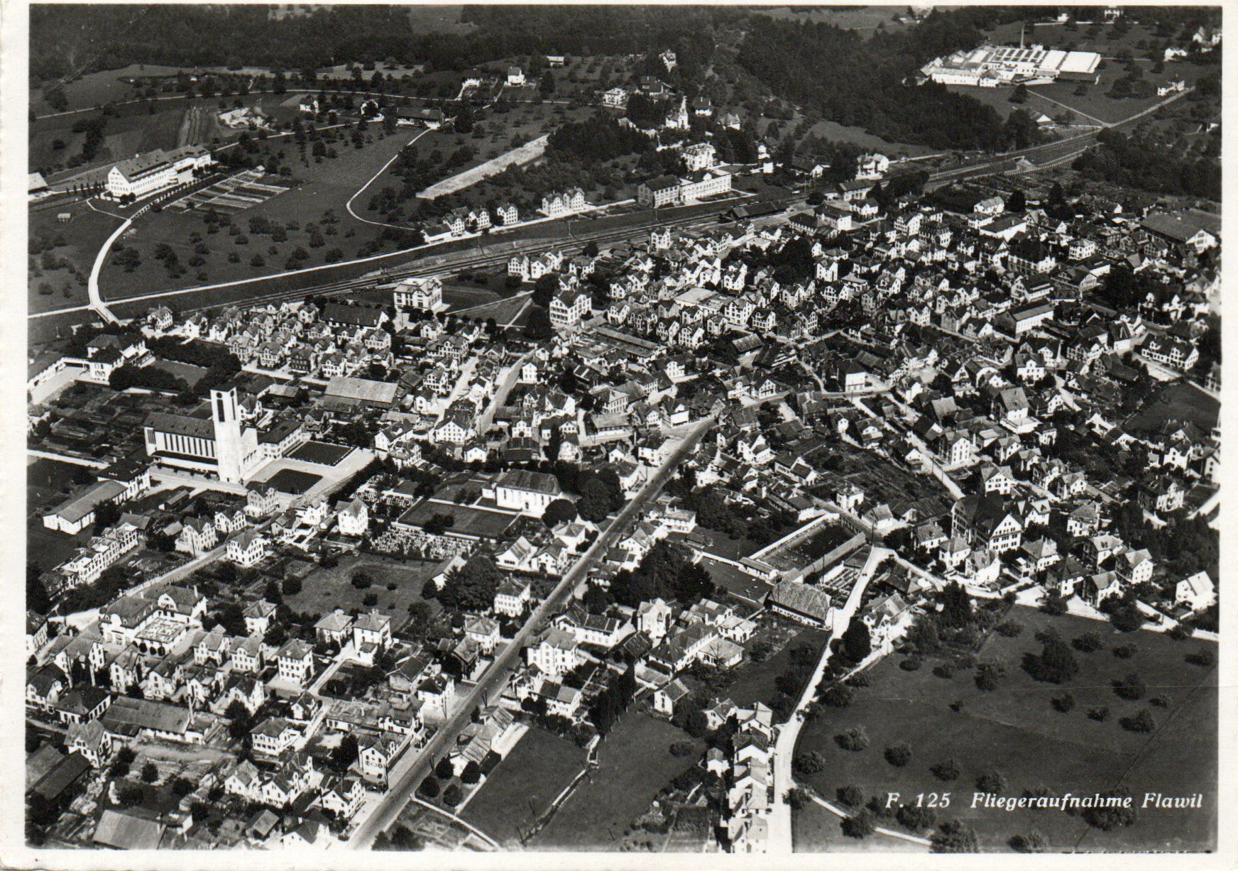Cartoline postali: Flawil - Fliegeraufnahme – Usato da Melano venduto da pisonsdro