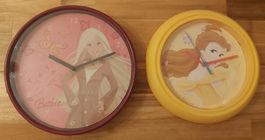 2x Wanduhren für Mädchen