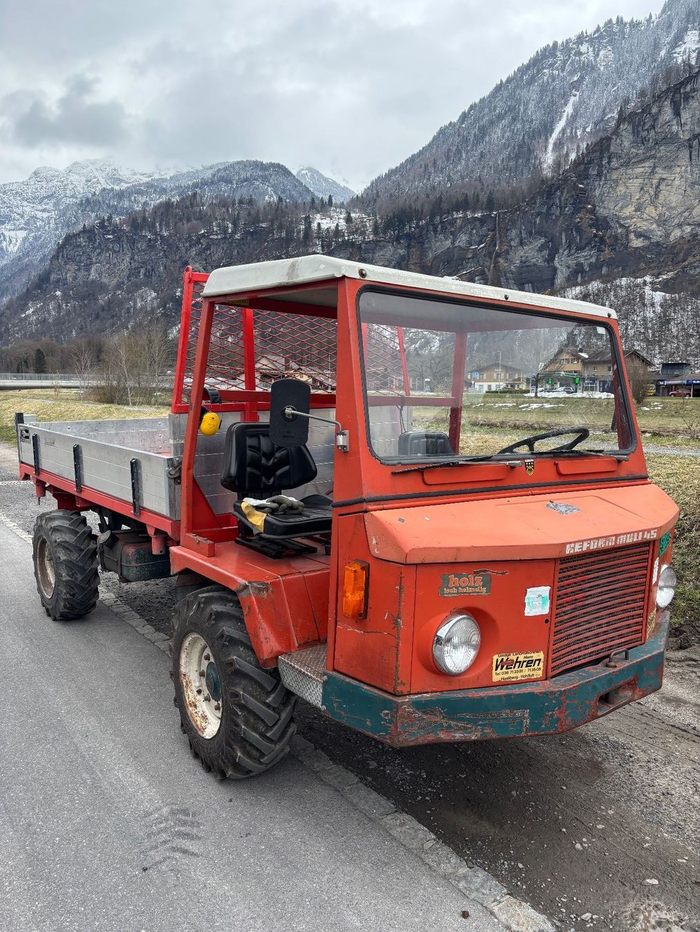 Reform Traktoren: Reform Muli 45 Occasion mit Kipper – Gebraucht aus Meiringen von LMMLandmaschinenGmbH