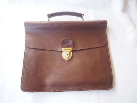 Cartable cuir véritable
