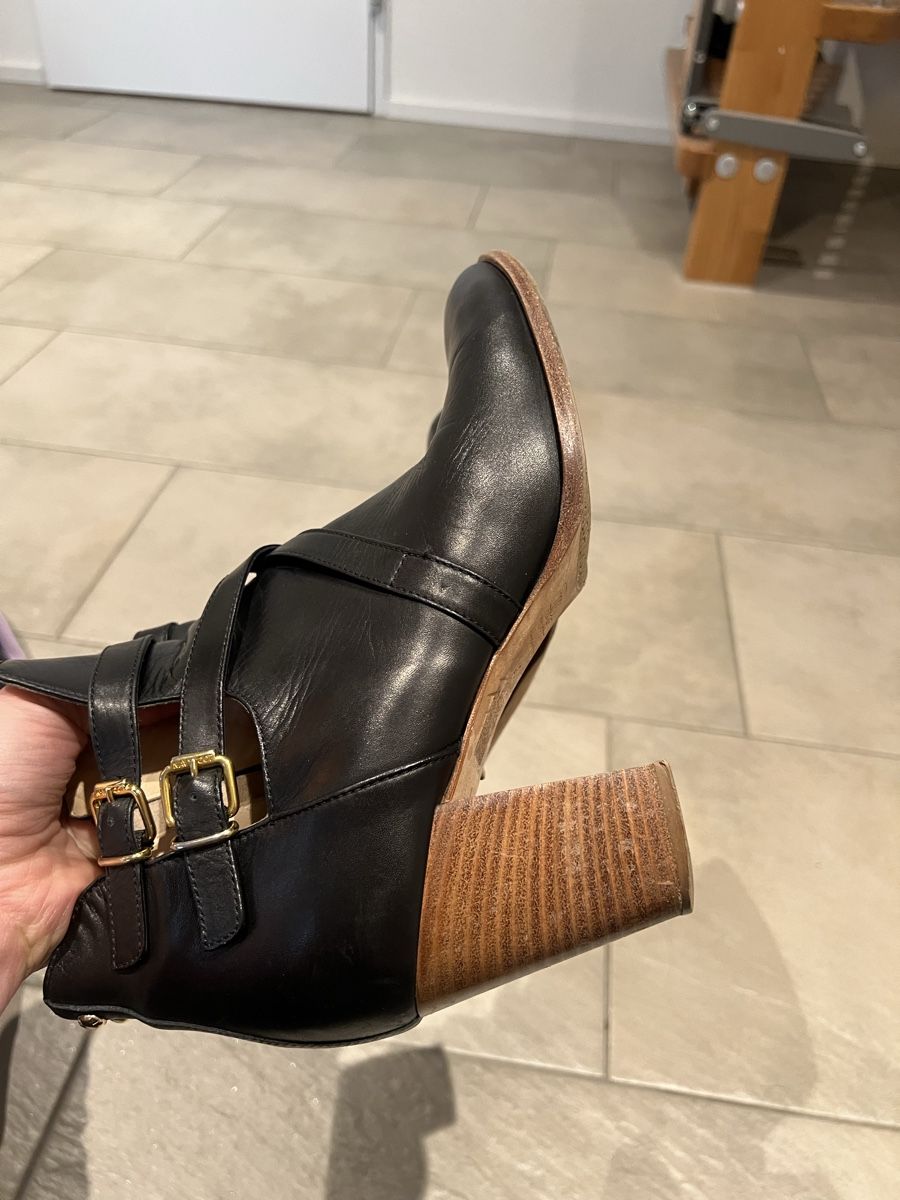 Navyboot Scarpe da donna: Schwarze Lederstiefeletten, Grösse 40, Navyboot – Usato da Langenthal venduto da ivet7 6