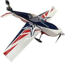 AJ 74" Slick Rot-Blau ARF / Modellflugzeug mit 35ccm Motor