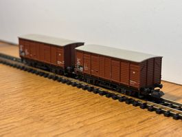 S0219: 2 Güterwagen (Spur N)