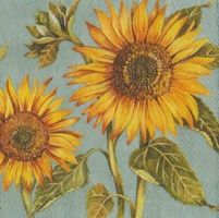 2 Servietten  Sonnenblumen