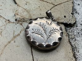 Antikes Medaillon Sterlingsilber