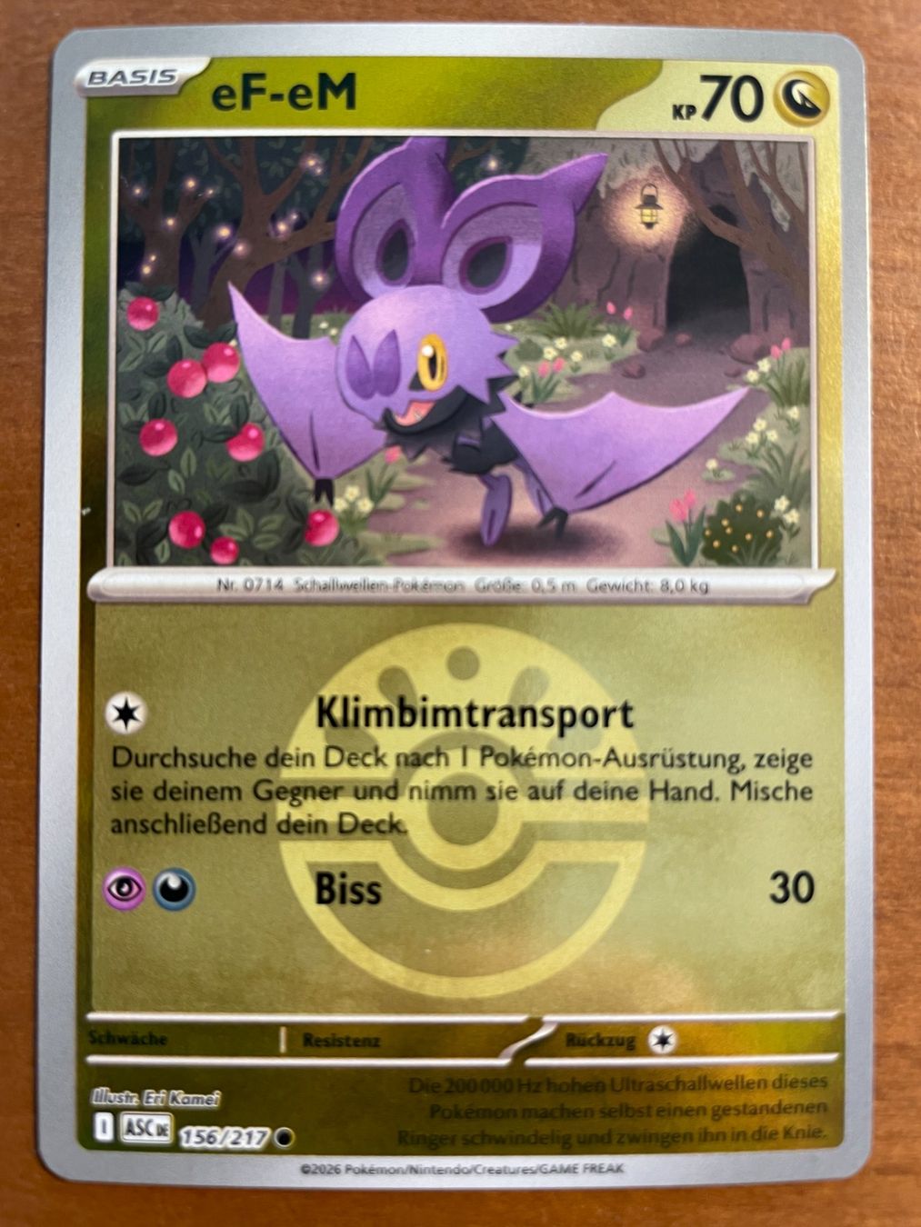 Pokémon Carte collezionabili: Pokemon eF-eM Reverse (Versand gratis) – Nuovo (secondo la descrizione) da Chur venduto da Angerson