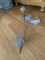 Moderne 3-flammige Deckenlampe Chrom mit Kristall-Dekor | To