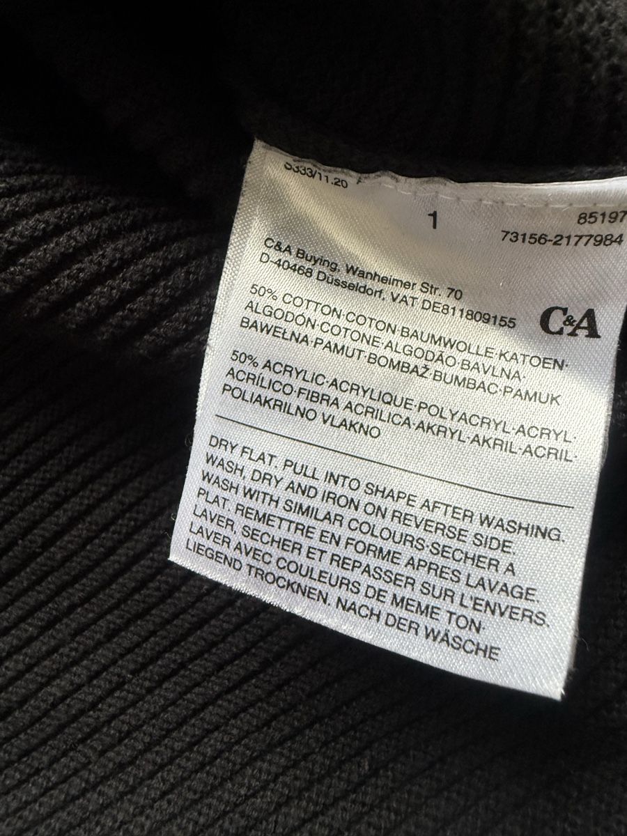 C&A Pullover & Sweatshirts: C&A Strickpullover, Schwarz, Grösse L, Neuw – Gebraucht aus Zürich von Herbion1 5