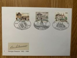 FDC Georges Simenon 15.10.94