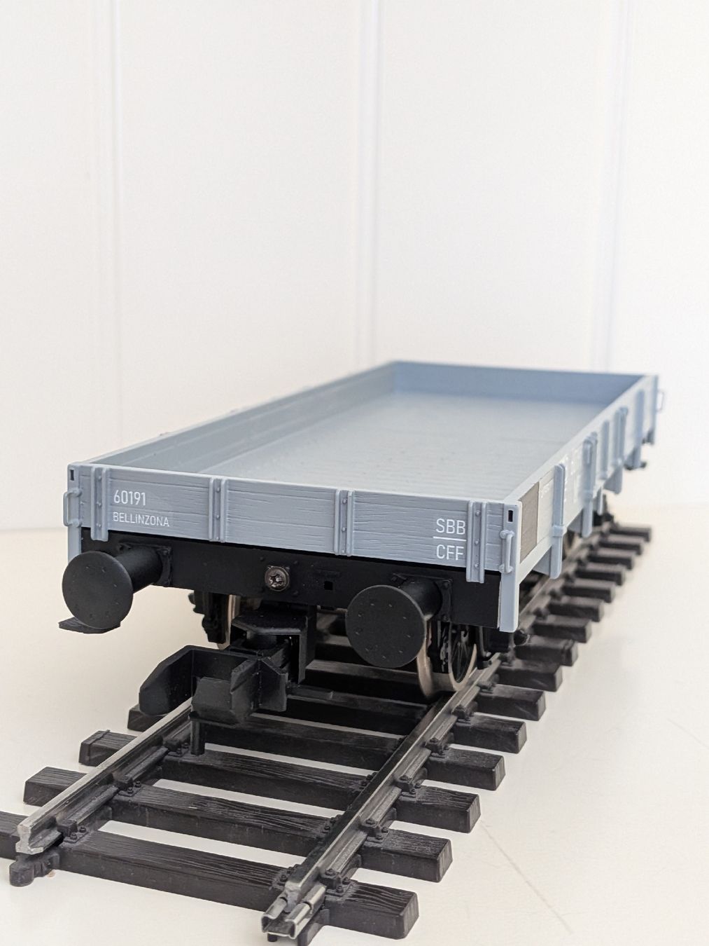 SBB/CFF/FFS Modellini di ferrovie: SBB Niederbordwagen M3 60191 – Nuovo (secondo la descrizione) da Grenchen venduto da garage-city 4