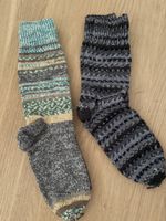 Warme, handgestrickte Socken, Grösse 39-42 für den Winter!