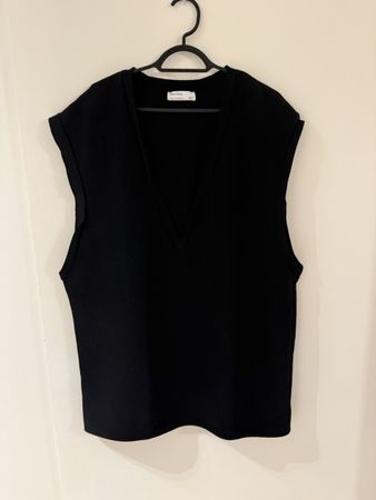 Haut Noir Élégant - Taille M, parfait pour l'automne!