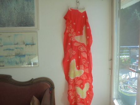 Seidenschal/Gürtel zu japanischem Kimono Seide