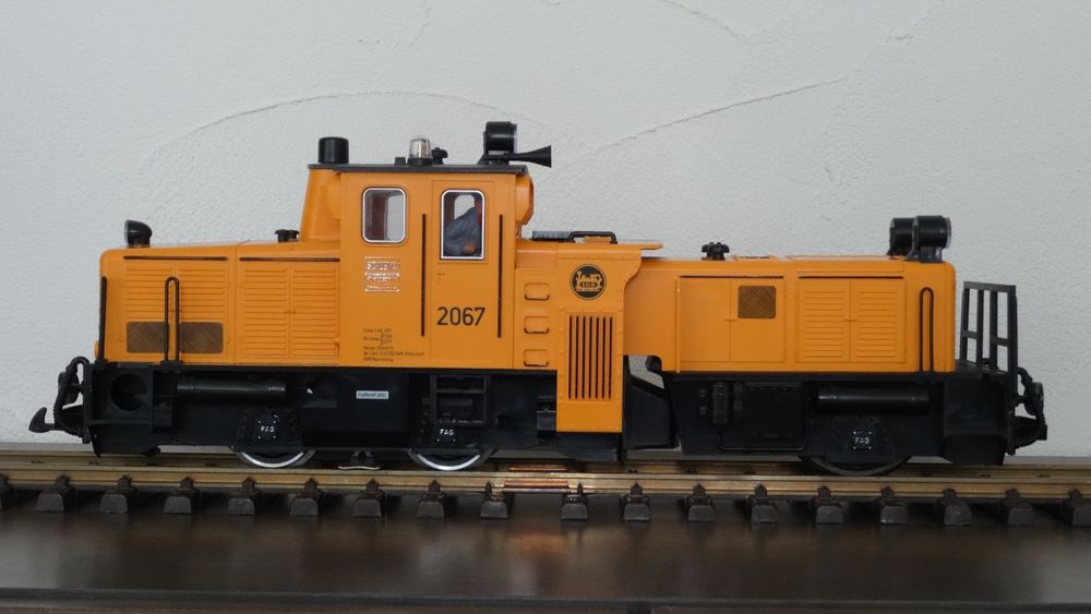 LGB 2067, 20670, Schienenreinigungslok, Orange, Analog (Neu (gemäss ...