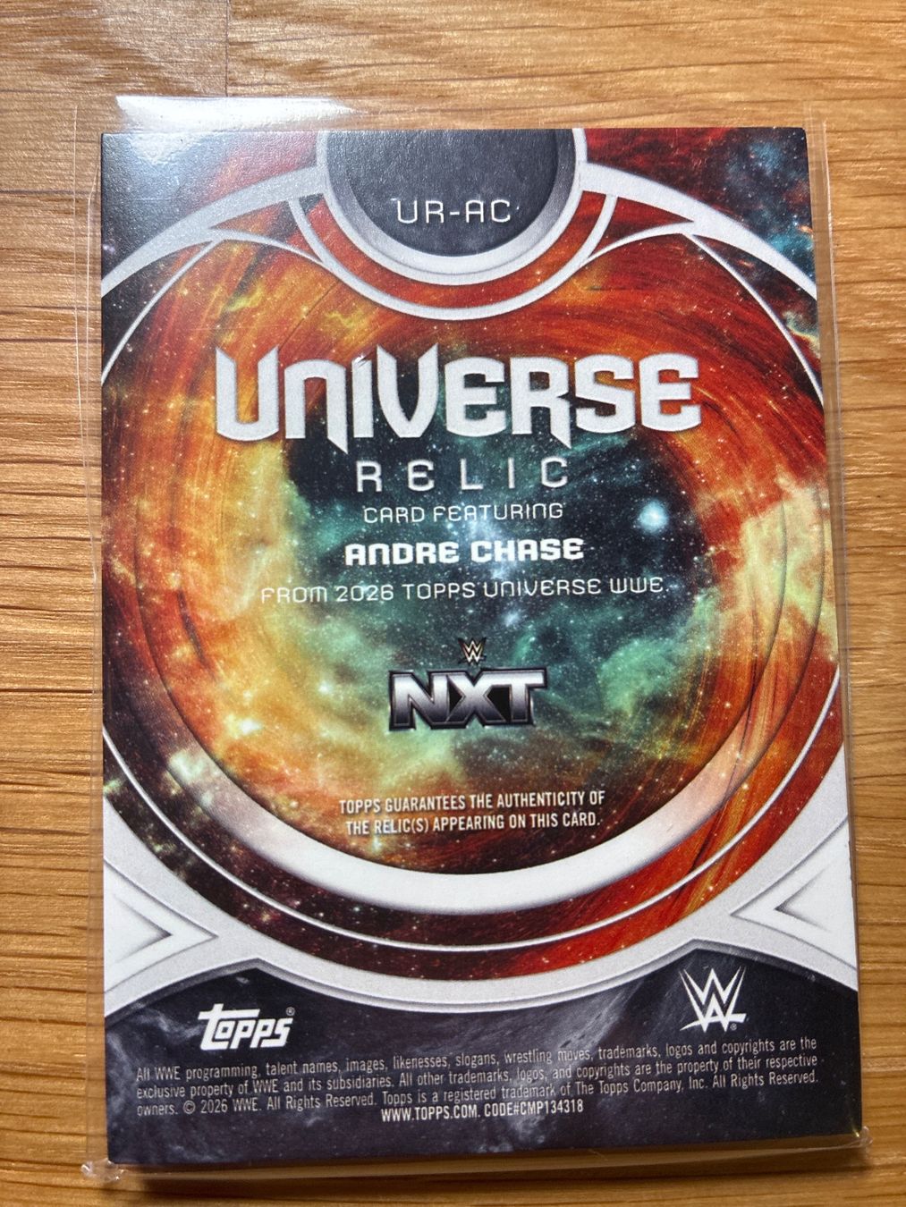 Topps Carte collezionabili: Topps Universe WWE Andre Chase Patch /299 – Usato da Wangenried venduto da Garagara 1