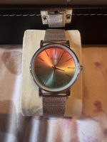 Montre Rclock cadran dégradé bracelet maille argentée