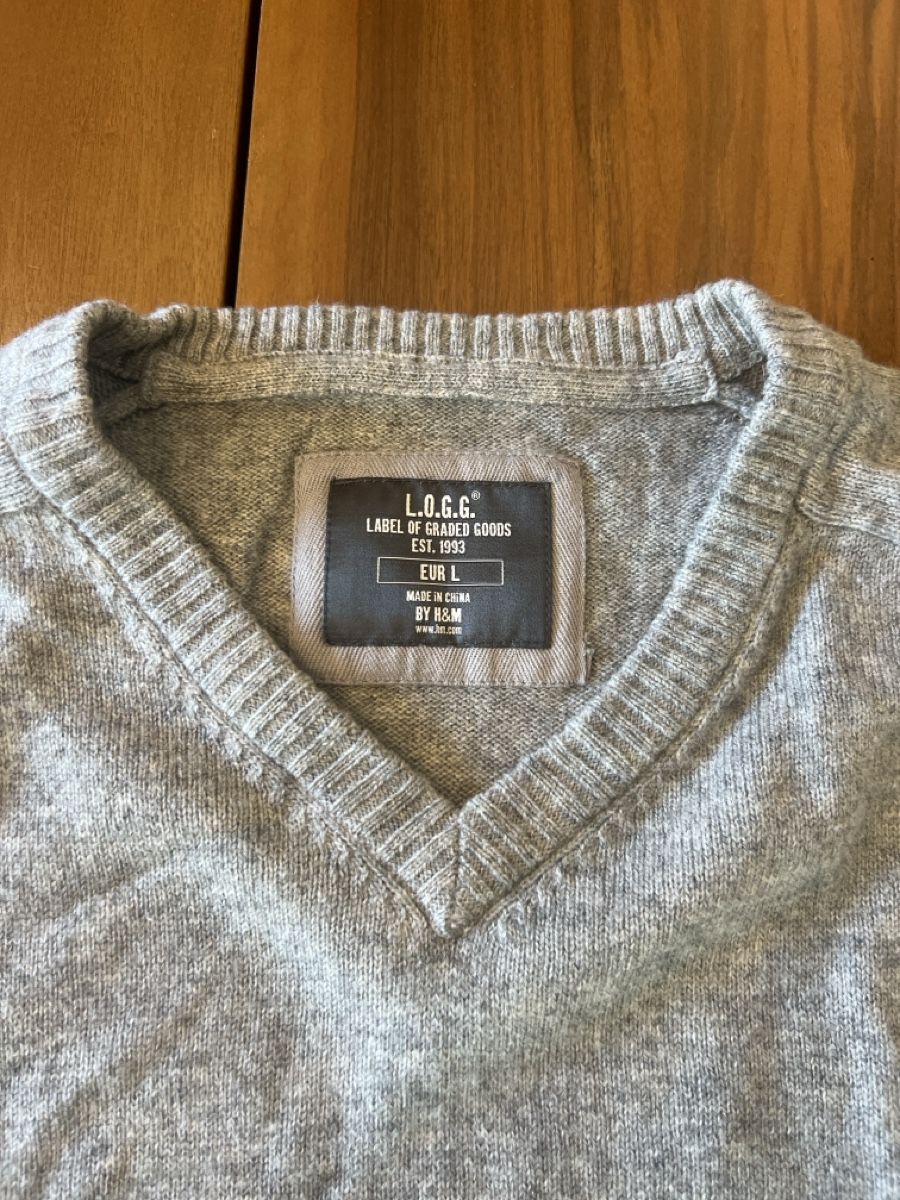 H&M Pullover & Sweatshirts: Grauer L.O.G.G. Pullover, Grösse L – Gebraucht aus Forch von grizzly52 1