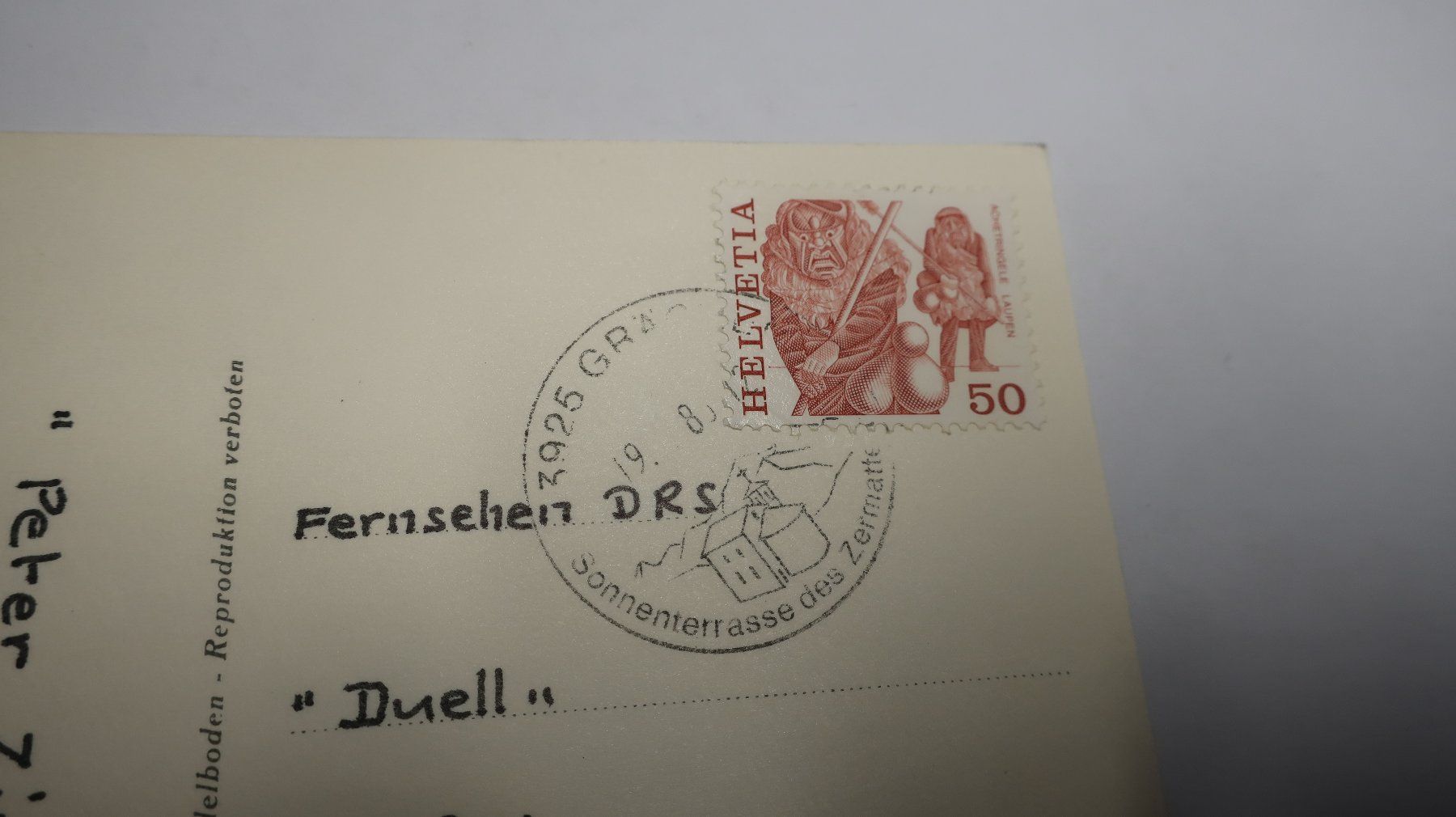 Cartoline postali: Grächen Multivues  1985 – Usato da Cormoret venduto da Pascalll2001 4