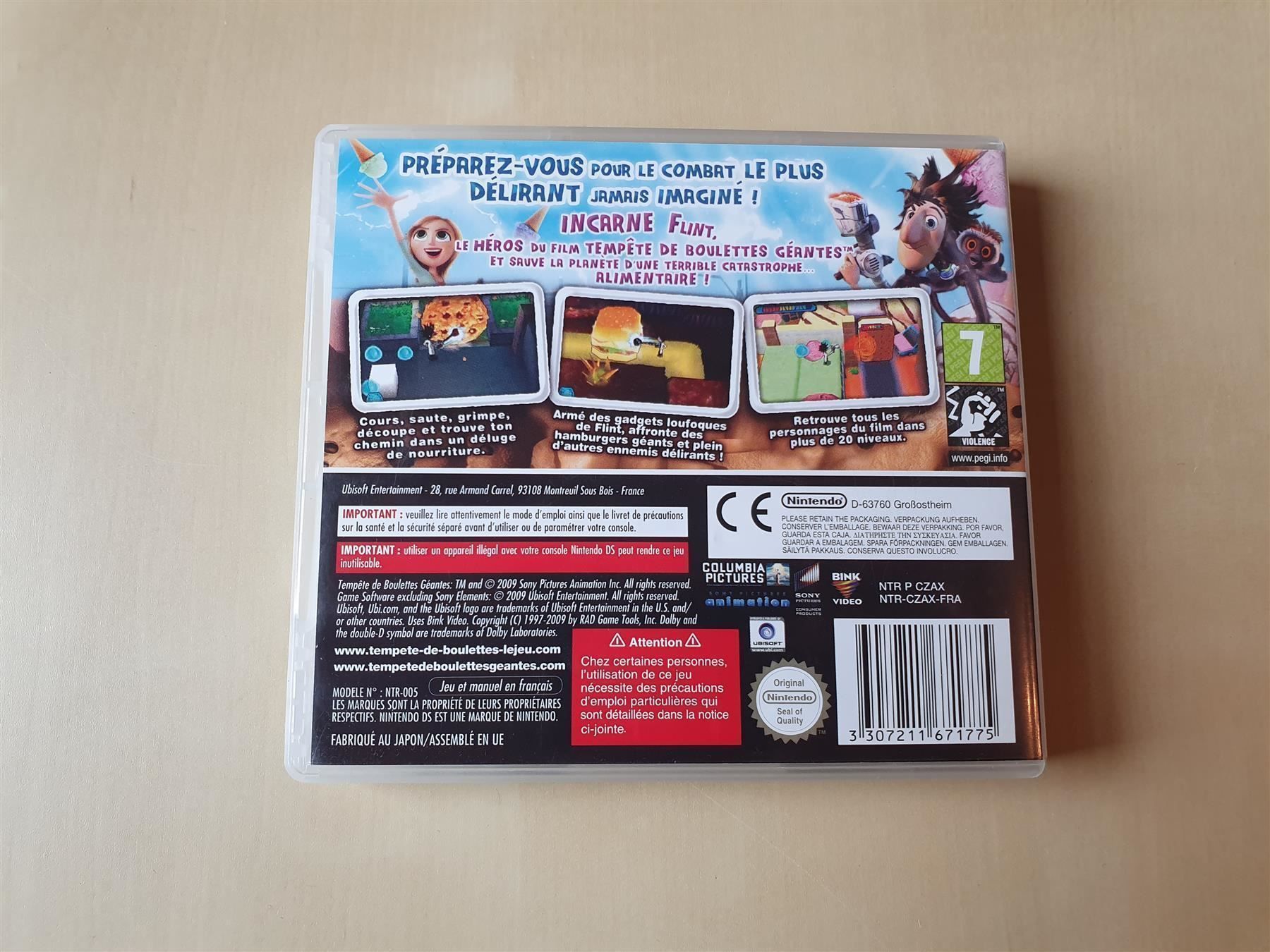 Nintendo Giochi: Tempete de boulettes geantes – Usato da Stansstad venduto da collectorsshop 1
