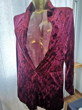 Damen Vintage Bluse / Jacke Gr. M