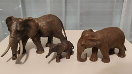 Schleich Elefantenfamilie – Elefant mit Jungtier