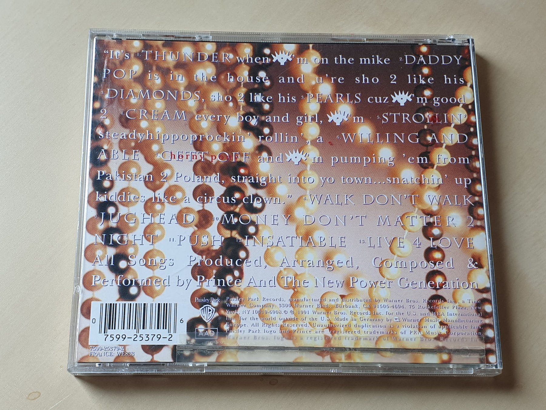 CD: Prince & The New Generation Diamonds & Pearls – Usato da Stansstad venduto da collectorsshop 1