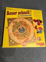 Brettspiel Bauer schnell HABA Holz gebraucht gut erhalten
