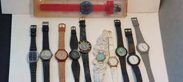 Lot n 13- 11 montres quartz vintage Fero,Candino,Fortis,ect