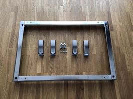 IKEA Besta Untergestell 60x40cm Metall Chrom