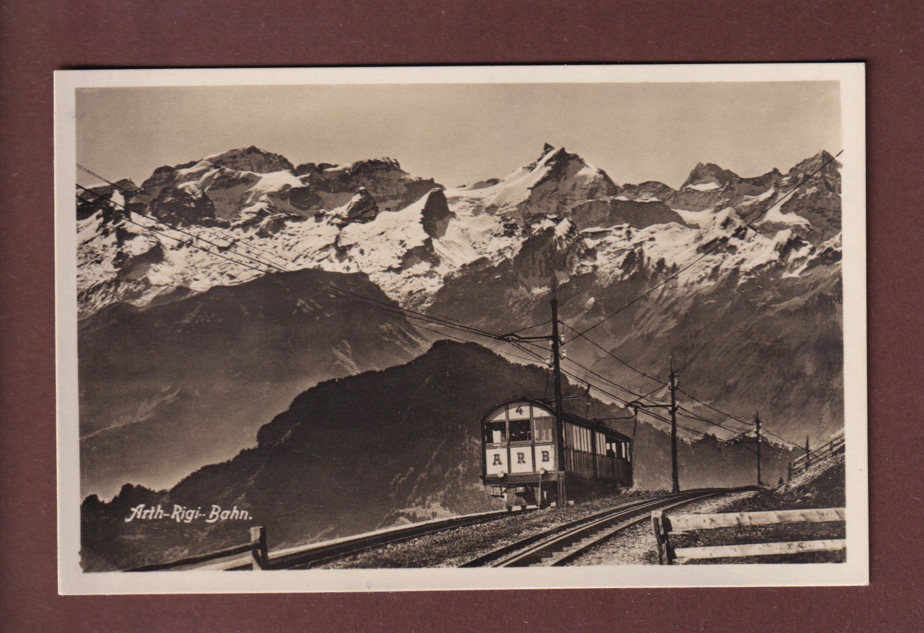 Cartoline postali: ARTH-RIGI-BAHN - Zug – Usato da Pully venduto da nicecards