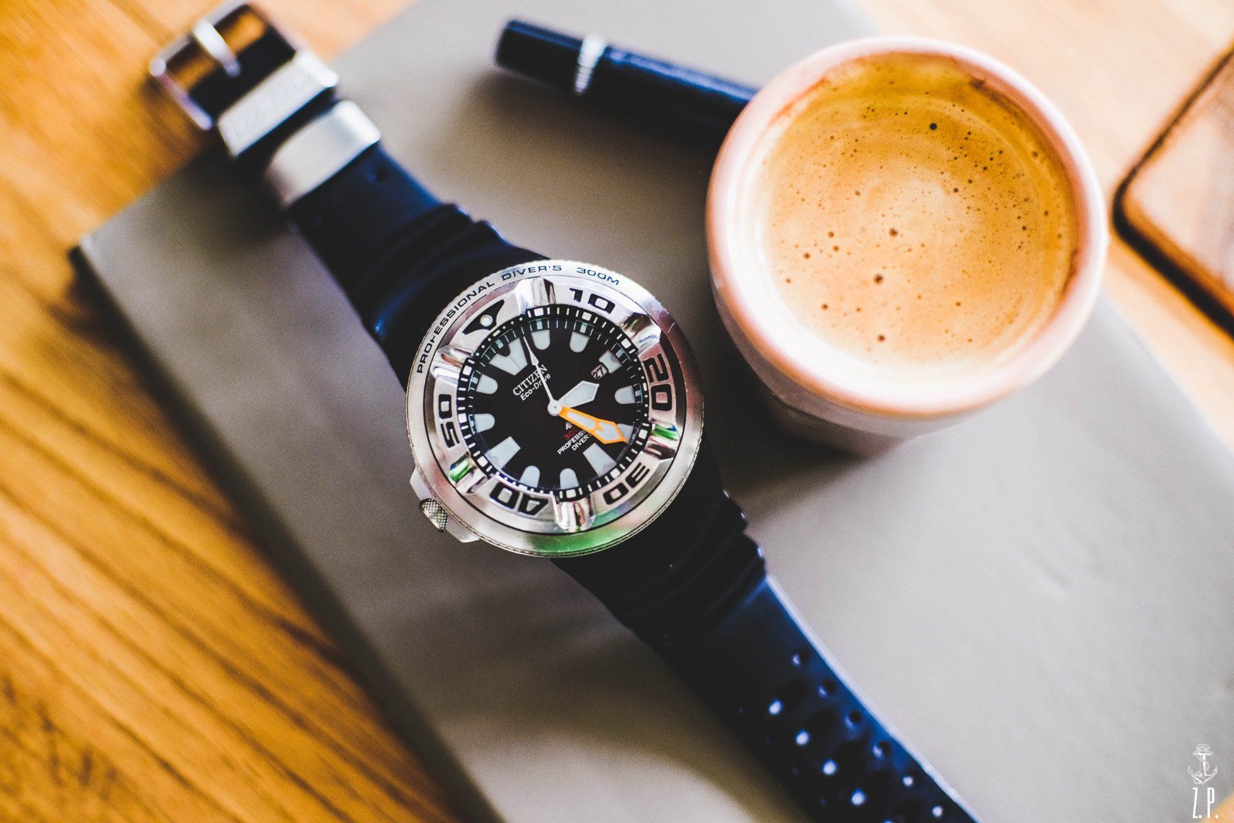 Citizen Uhren: Citizen Eco-ZIlla Steel 300m 49mm – Gebraucht aus Boswil von ZPwatches