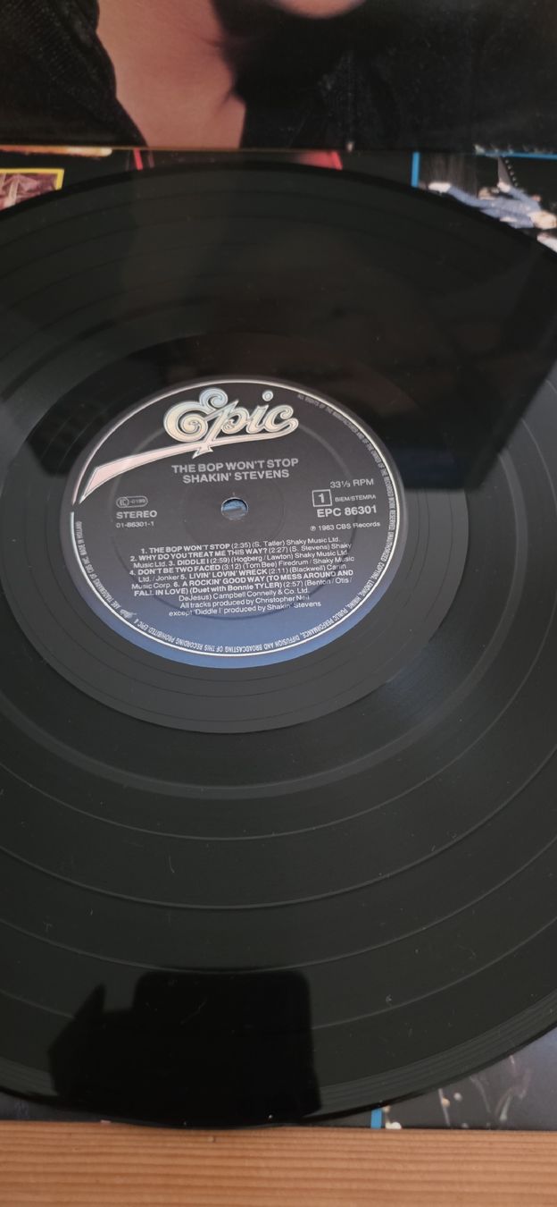 Schallplatten: Shakin Stevens Bop Won't Stop F,Vg – Gebraucht aus Yvonand von RF-VINYL 1