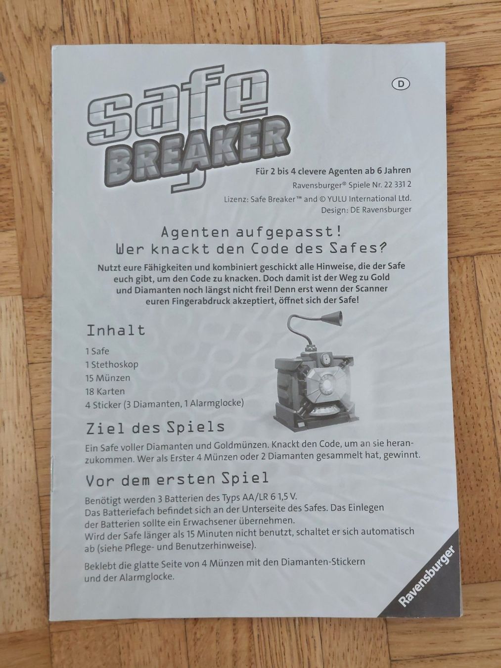 Ravensburger Giocattoli: Safe Breaker von Ravensburger – Usato da Pfäffikon SZ venduto da max_5ylc 3